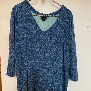 J.Jill Paisley Blouse